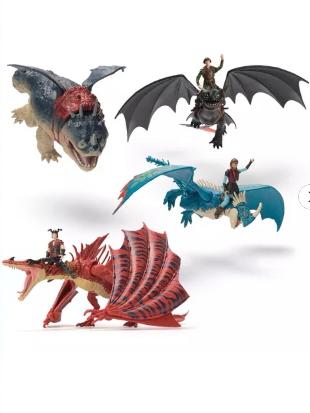 How to Train Your Dragon Final Battle Figure Set
